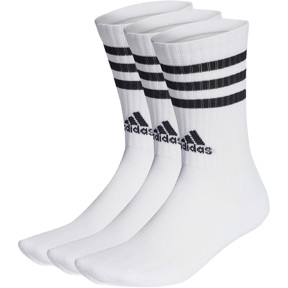 3-Streifen Cushioned Crew Socken 3er-Pack 