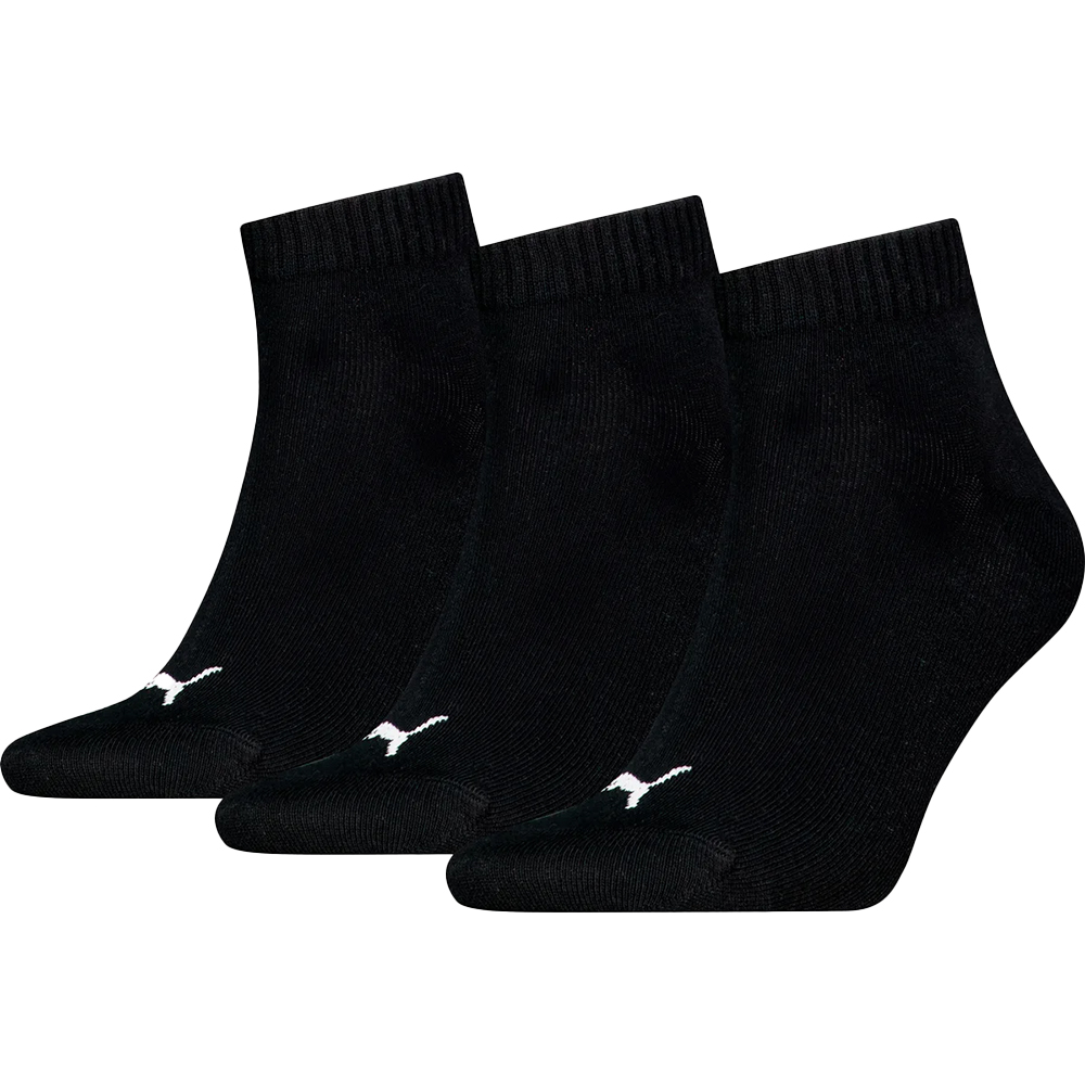 Quarter Plain Socken 3er 