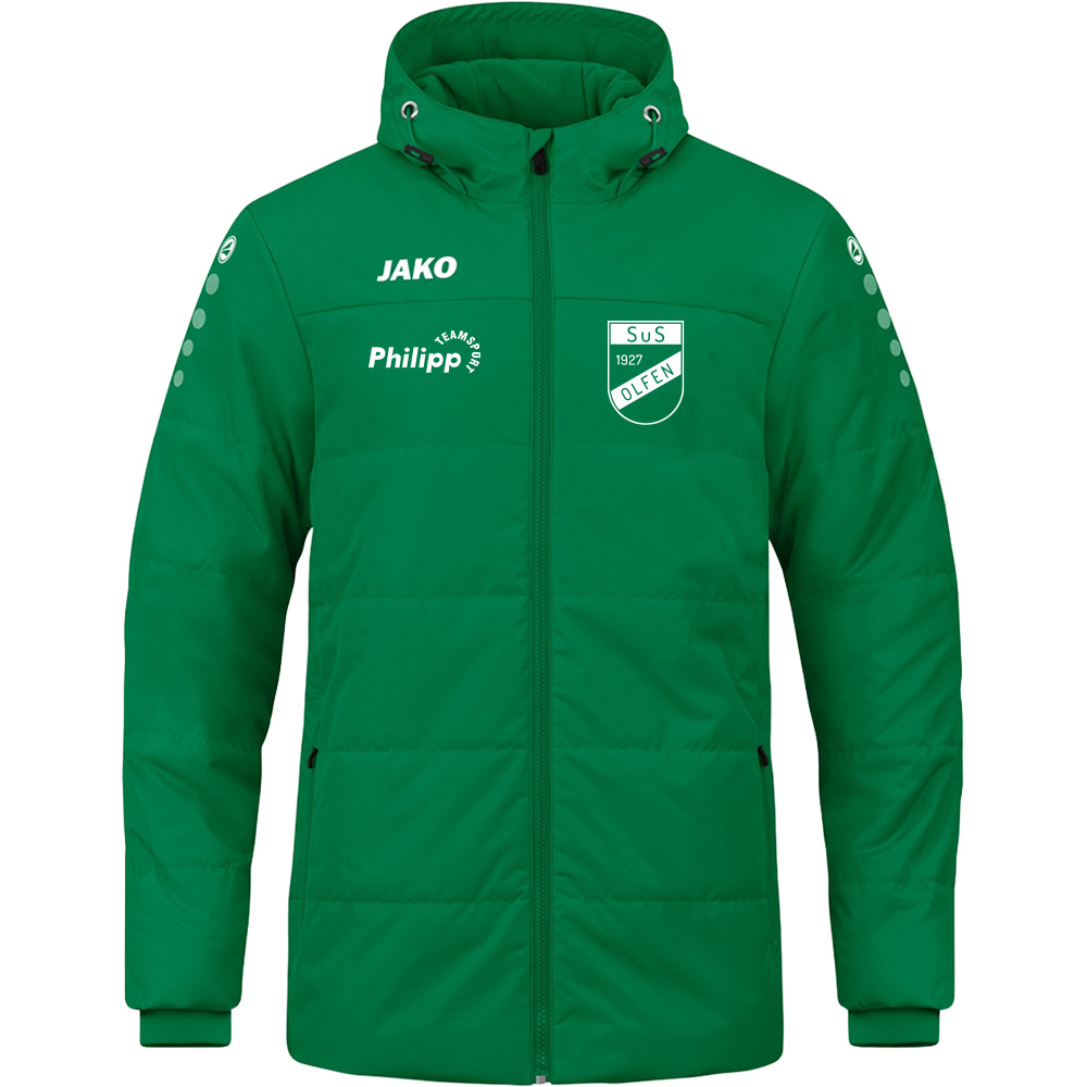 Coachjacke Team mit Kapuze 