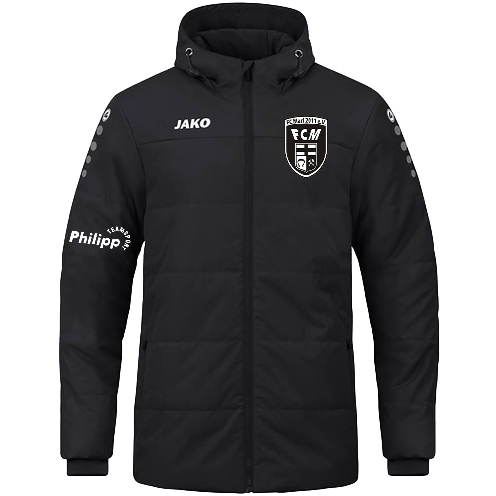 Coachjacke Team Mit Kapuze 