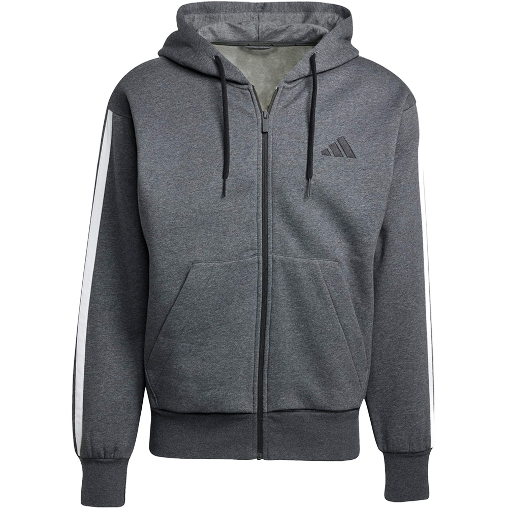 Essentials 3-Stripes Fleece Hoodie 