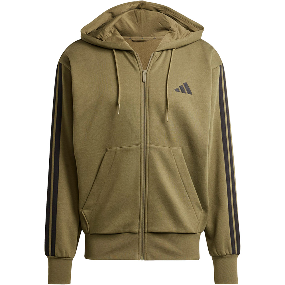 Essentials 3-Stripes Fleece Hoodie 