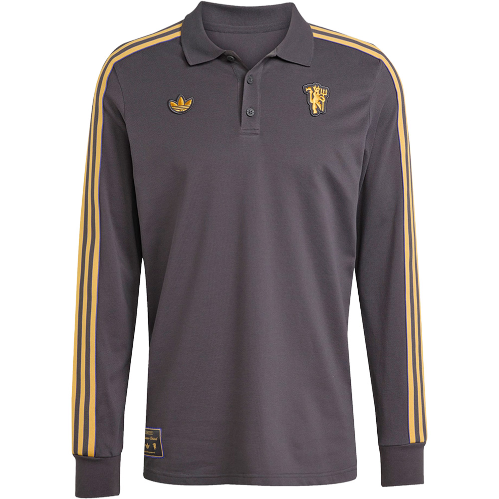 Manchester United Terrace Icons Longsleeve Poloshirt 