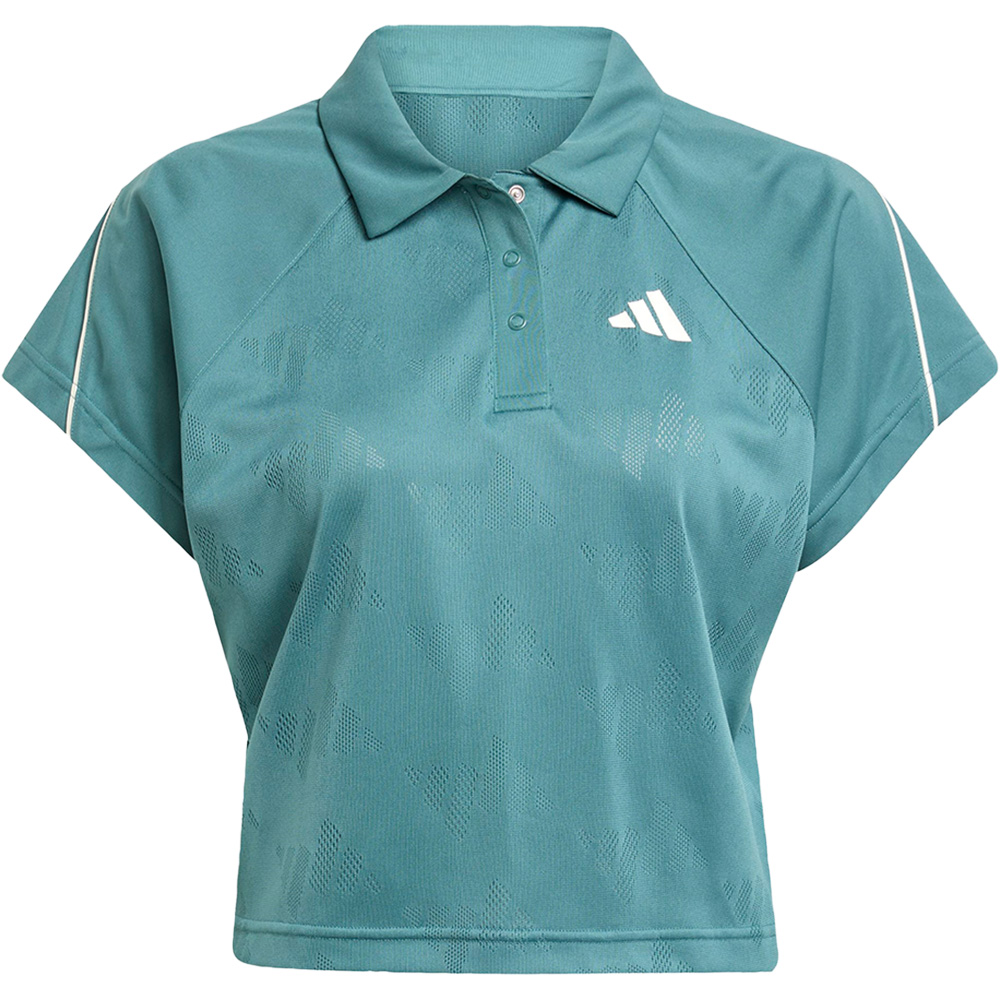 Stadium 3-Streifen Tennis Poloshirt Damen 