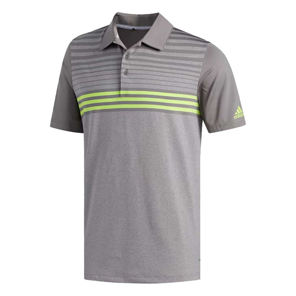 Ultimate365 3-Stripes Heather Polo Shirt S