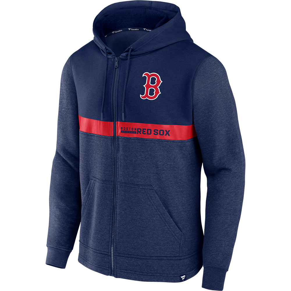 Iconic Fleece Full Zip Hoodie Boston Red Sox 