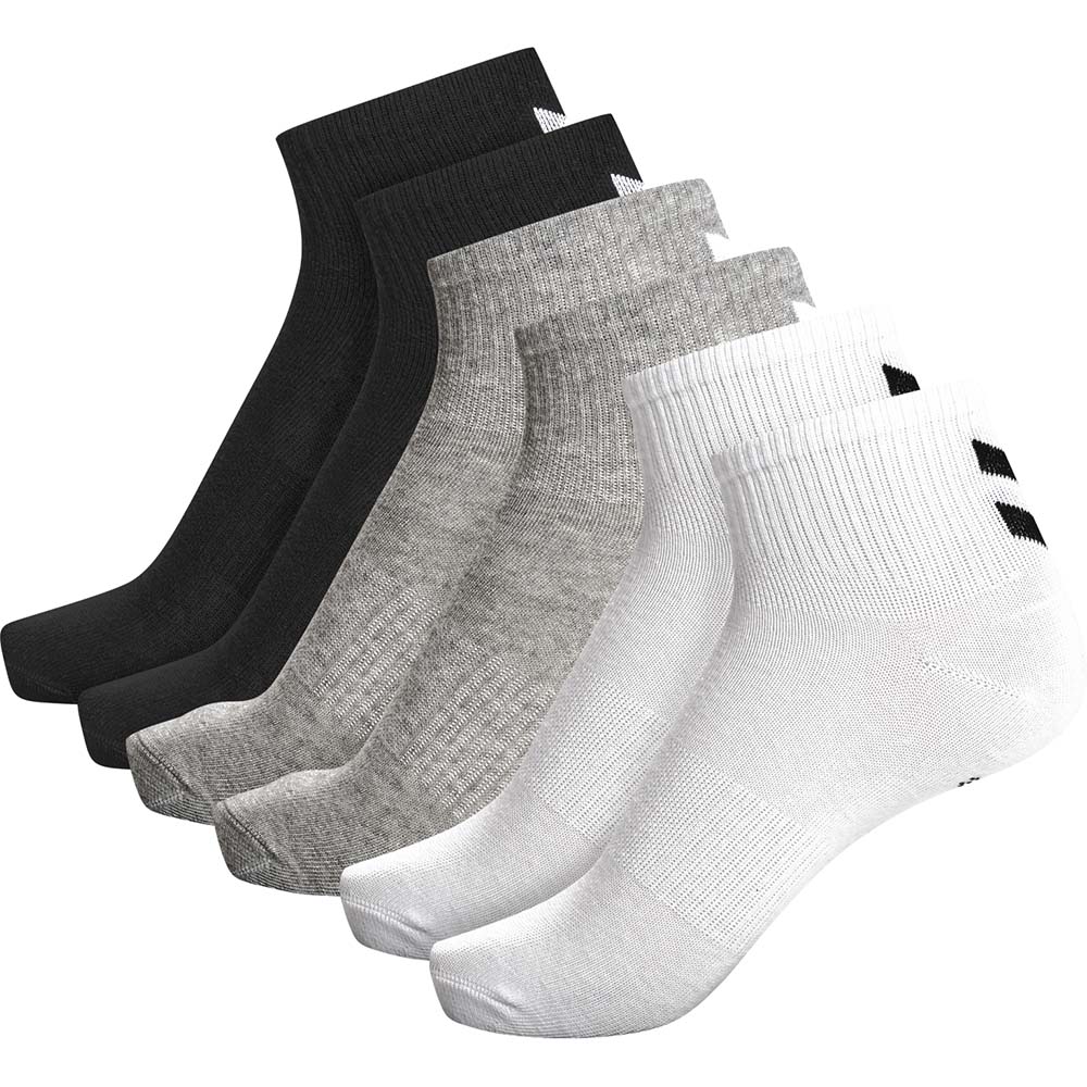 Hmlchevron 6-Pack Mid Cut Socks 