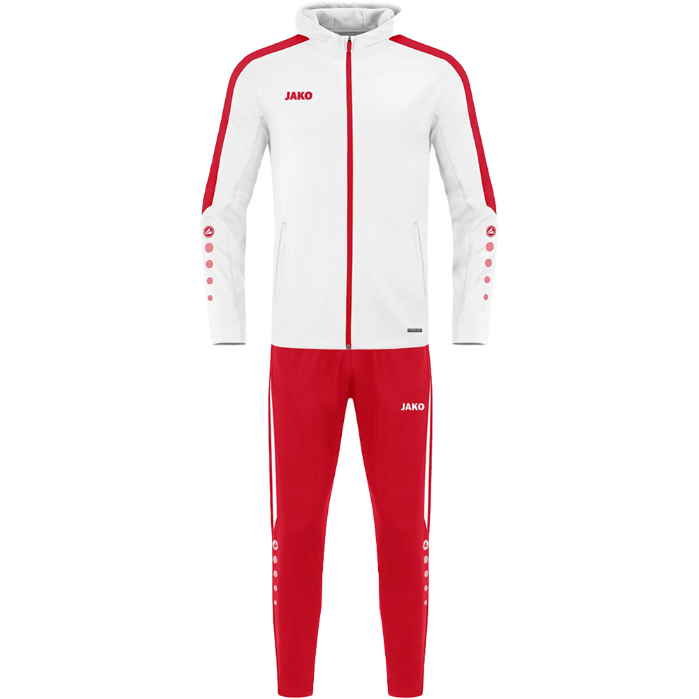 Trainingsanzug Polyester Power mit Kapuze 