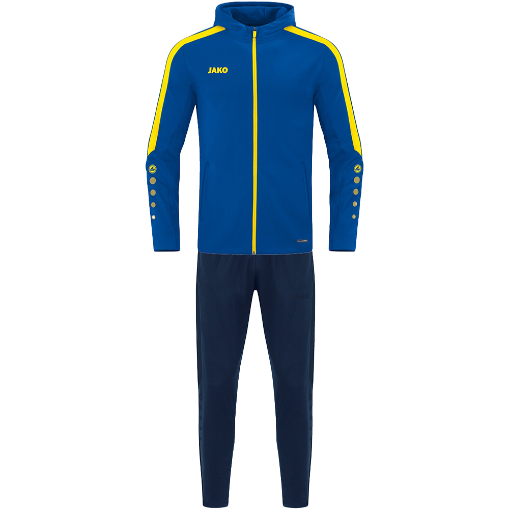 Trainingsanzug Polyester Power mit Kapuze 