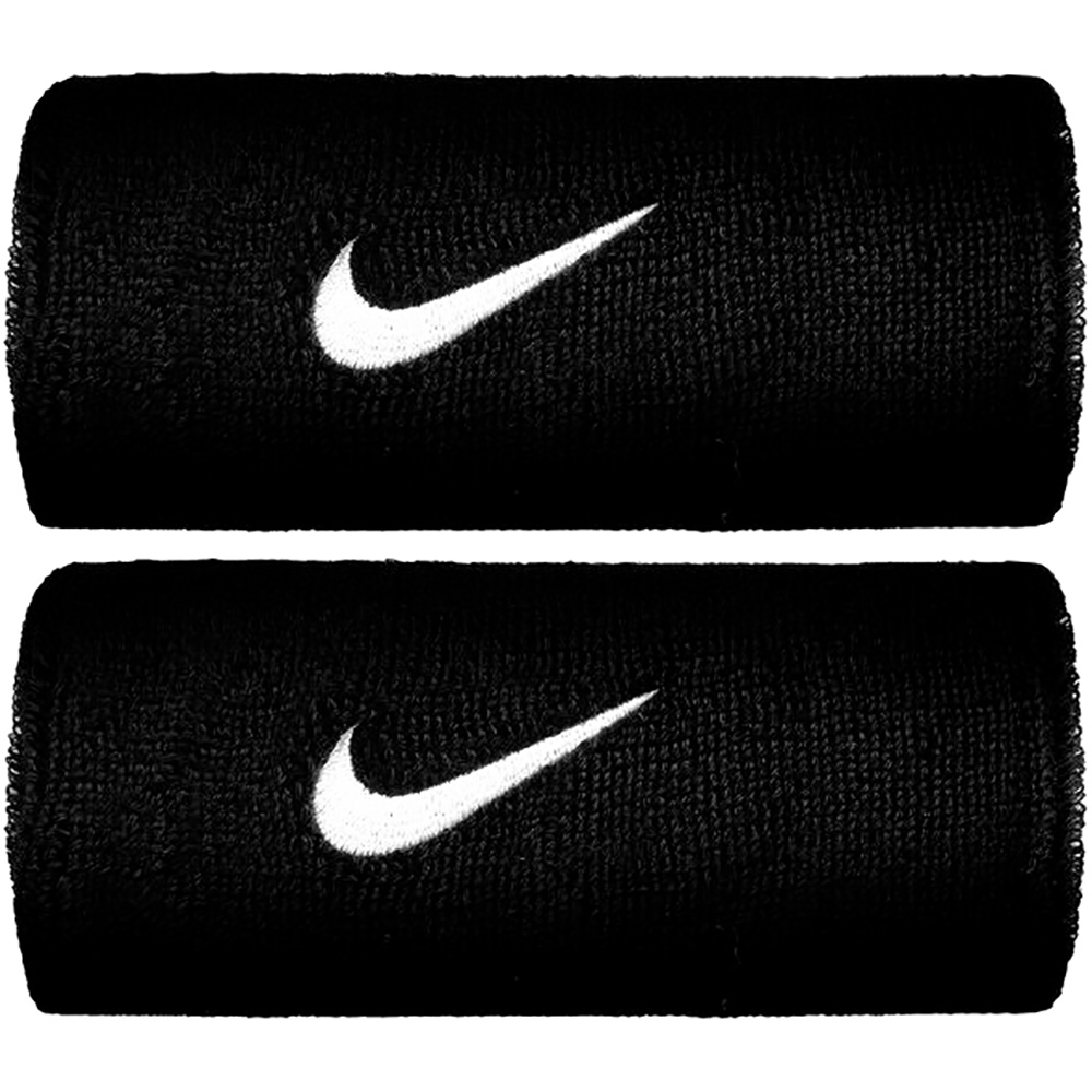Swoosh Doublewide Wristbands OS