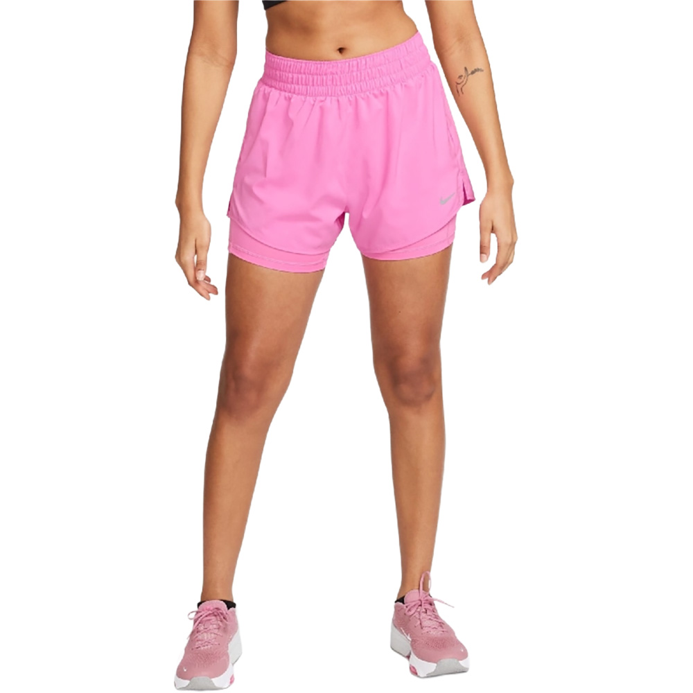 Nike Dri-FIT One High-Waisted 3" 2-in-1 Damen-Short 