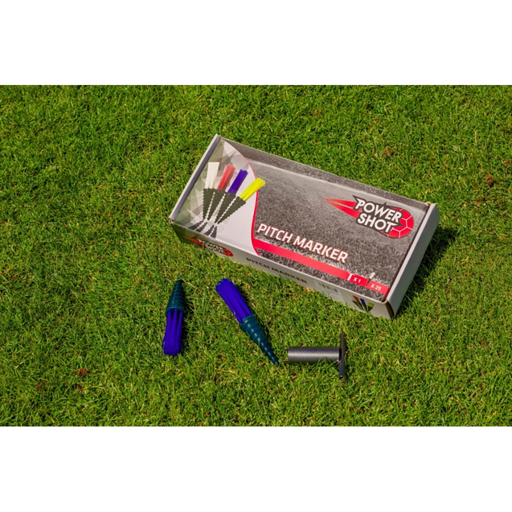 PITCHMARKER Markierungshilfe - 25er Set + Eintriebshilfe OS