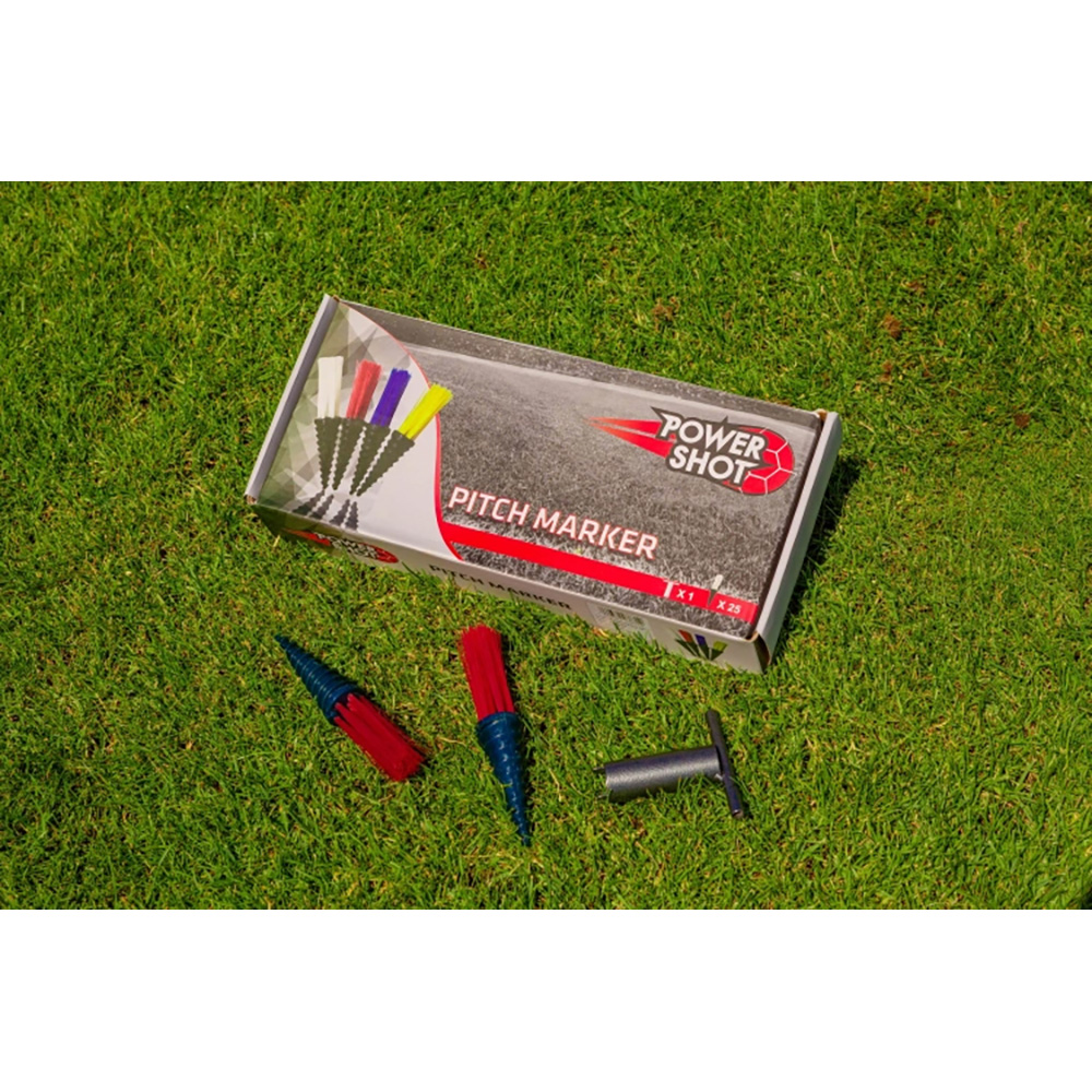 PITCHMARKER Markierungshilfe - 25er Set + Eintriebshilfe OS