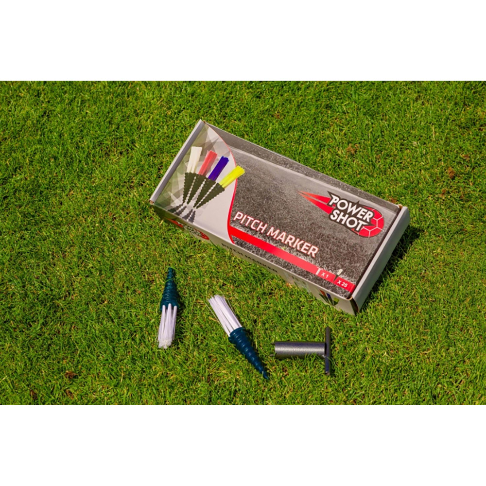 PITCHMARKER Markierungshilfe - 25er Set + Eintriebshilfe OS