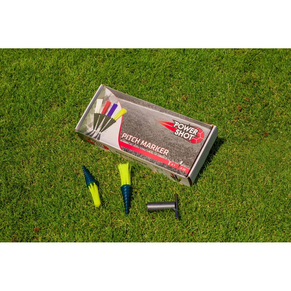 PITCHMARKER Markierungshilfe - 25er Set + Eintriebshilfe OS