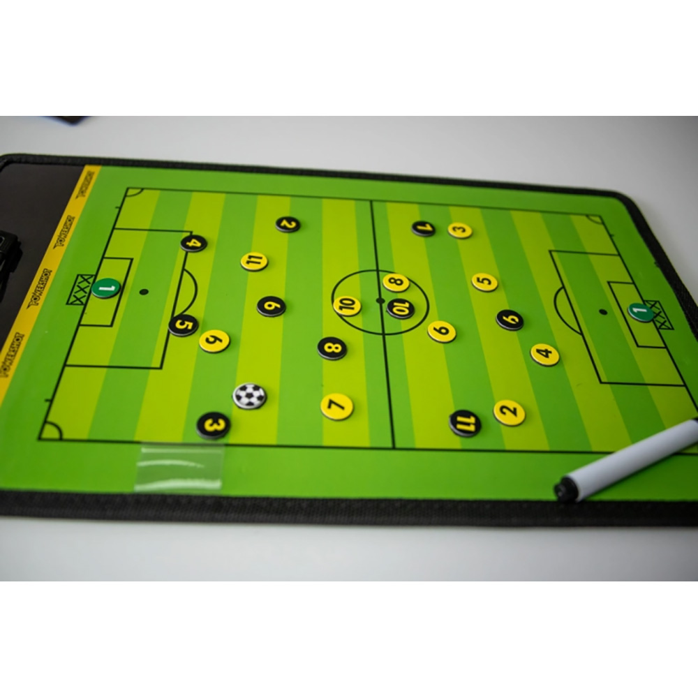 magnetische Fußball-Taktiktafel doppelseitig OS