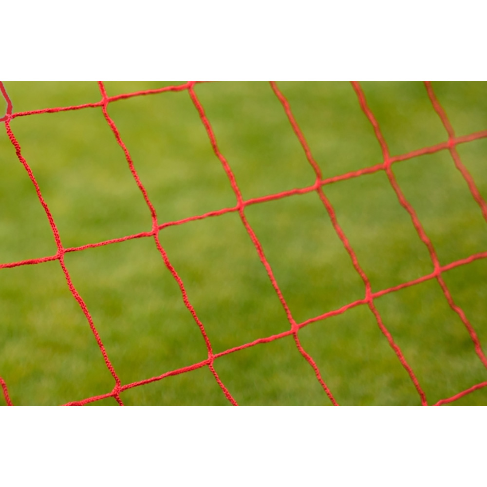 Fußballnetz - 11er Tor - Europäisch - 4mm Rot OS