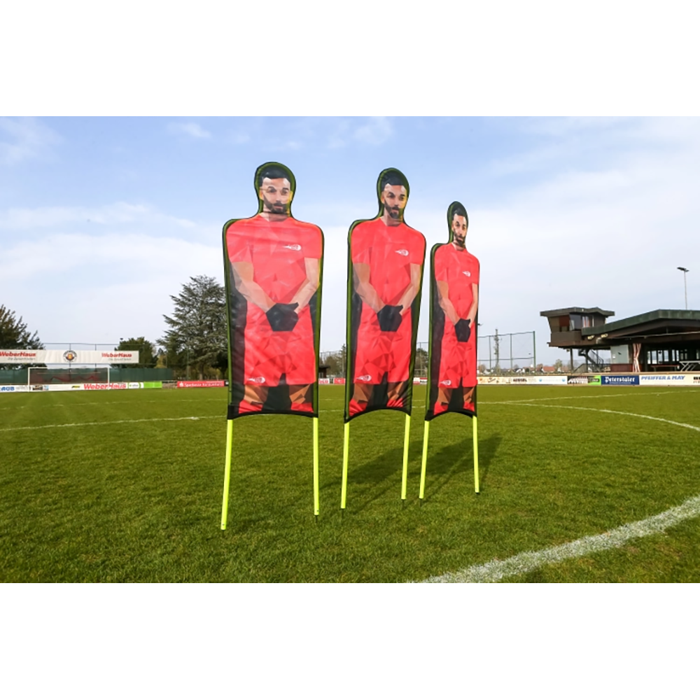 3er-Set bedruckte Freistoßdummies  flexibel OS