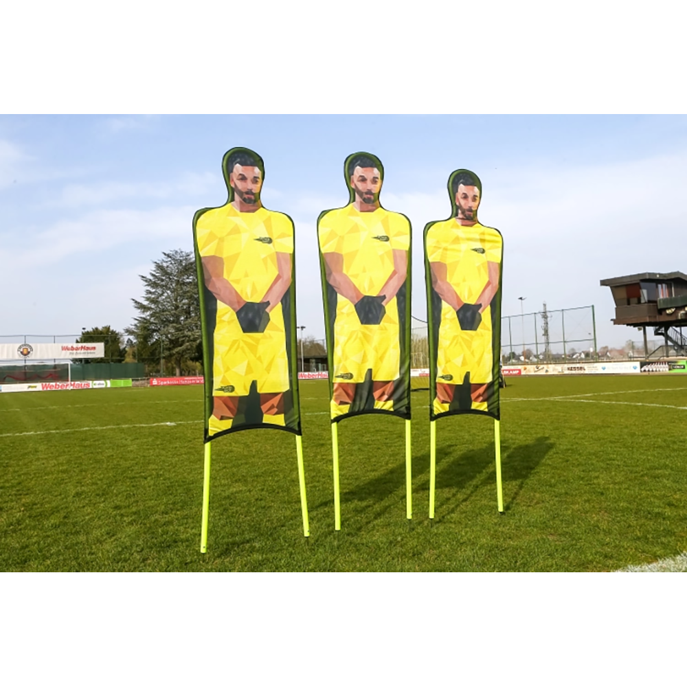 3er-Set bedruckte Freistoßdummies  flexibel OS