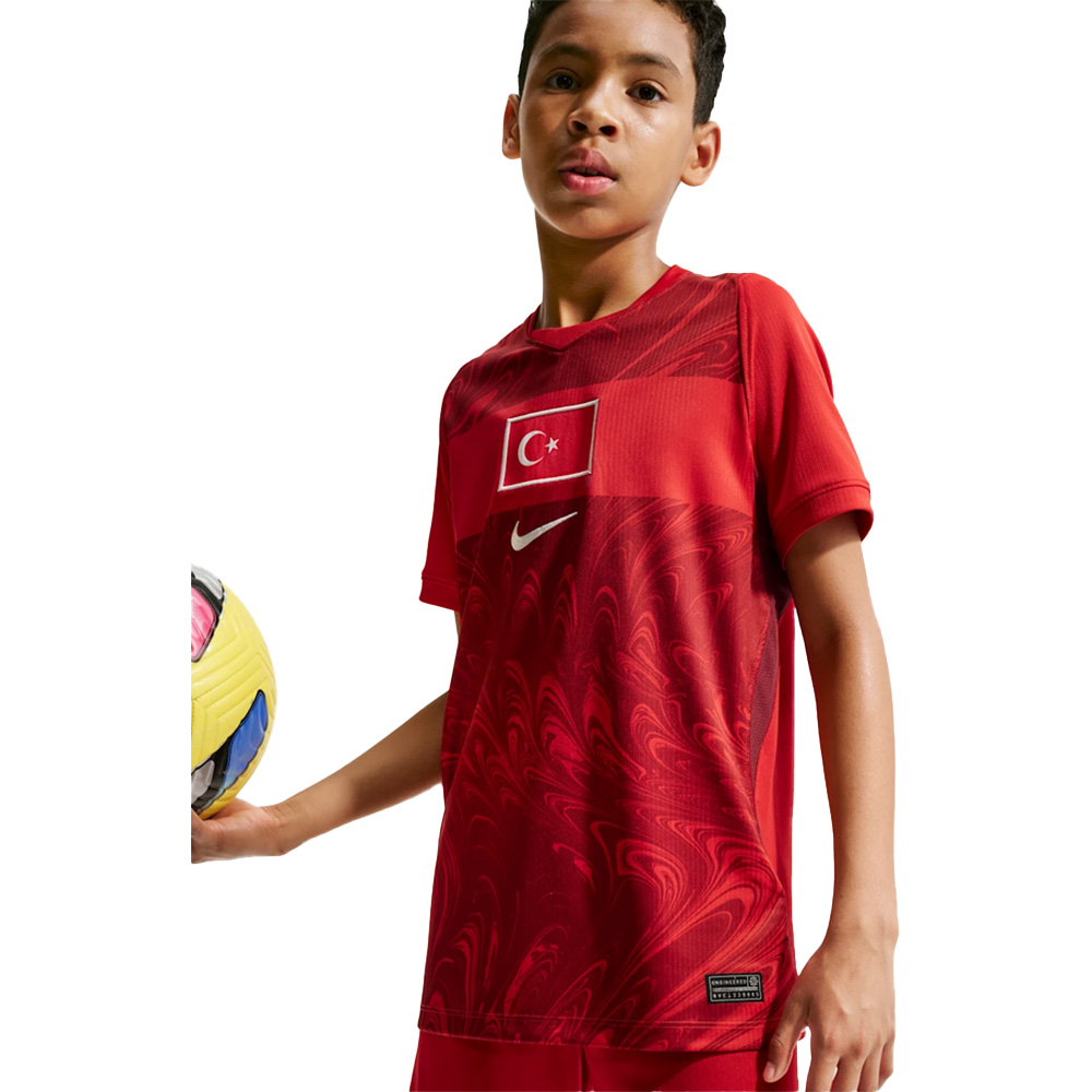 Türkei Dri-Fit Heimtrikot Kurzarm Stadium Kinder 