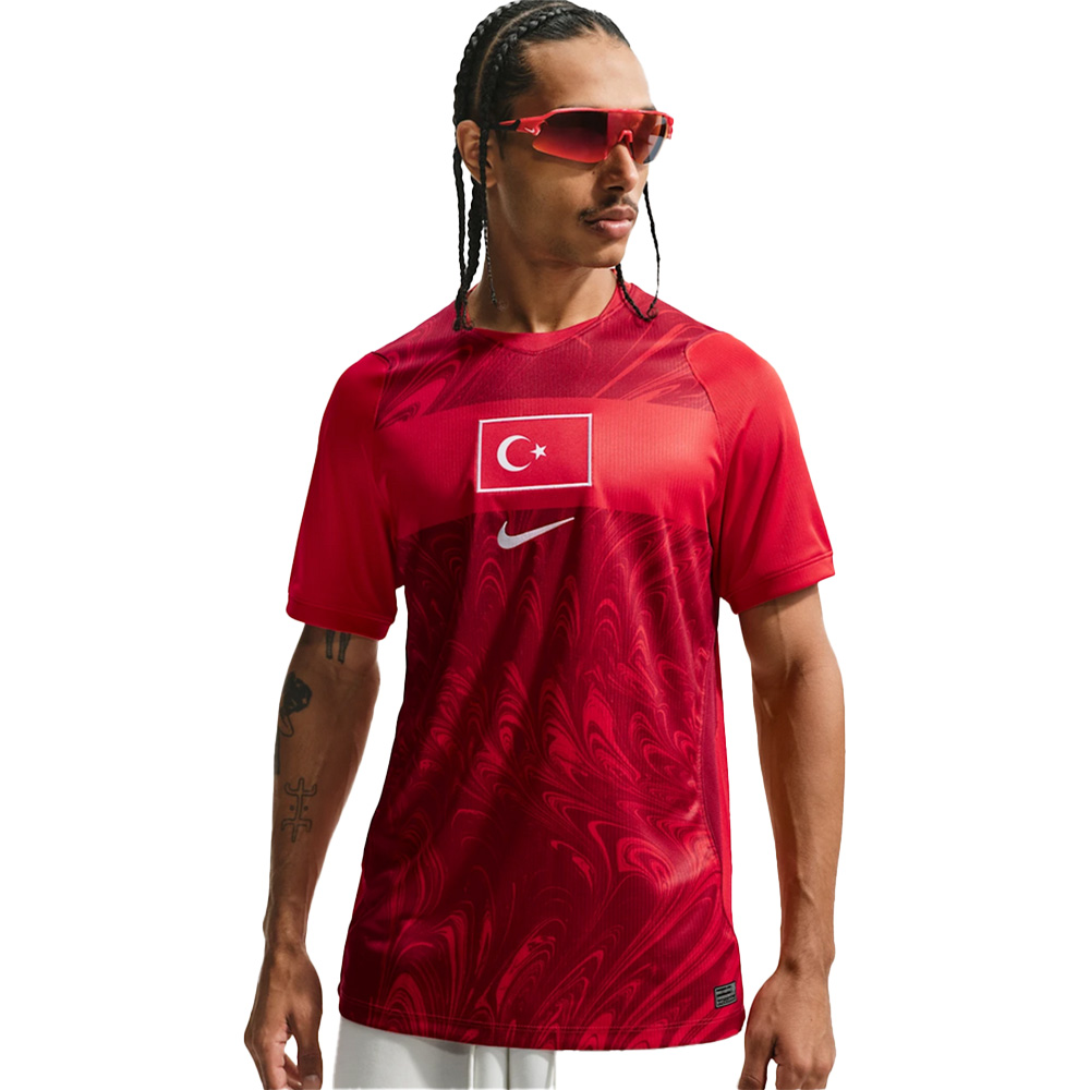 Türkei Dri-Fit Heimtrikot Kurzarm Stadium  