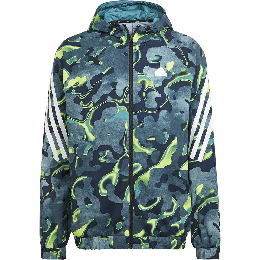 Future Icons Allover Print Full-Zip Jacke 