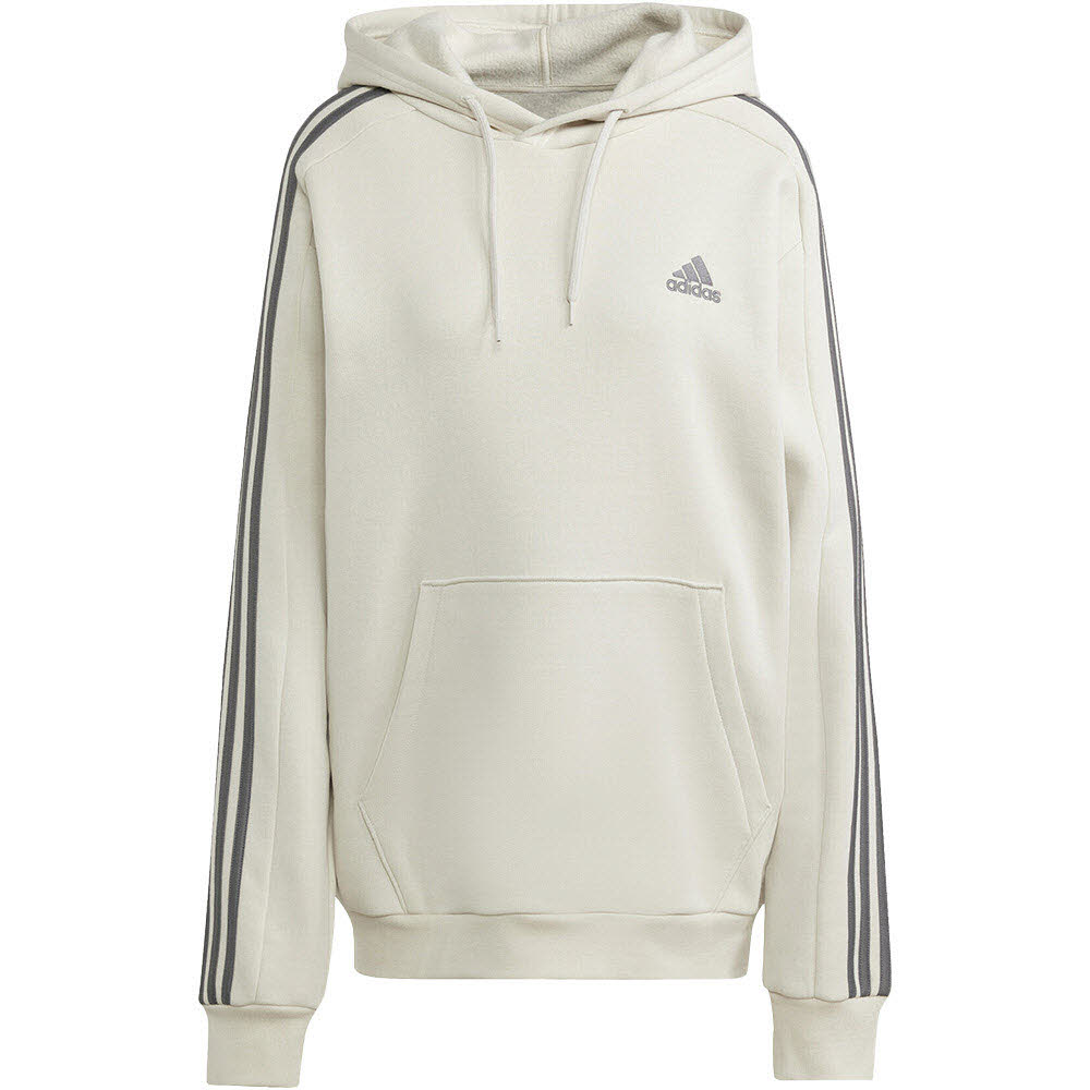 Essentials 3-Streifen Fleecehoodie M