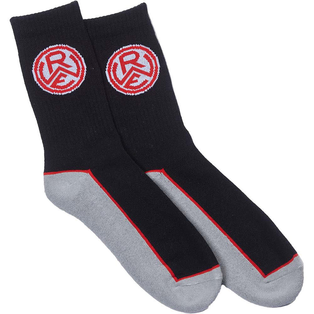 Sportsocken schwarz "Logo" 2er-Pack Gr. 43-46 