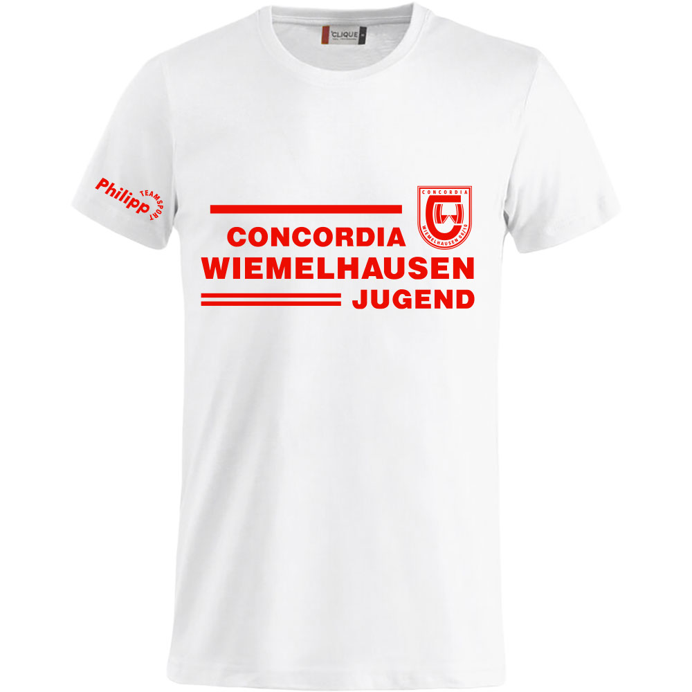 Basic T-Shirt Kinder Jugend 
