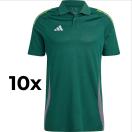 10x Tiro 24 Poloshirt Bundle