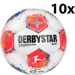 10x Bundesliga Brillant Replica Light v25 Ball im Bundle 