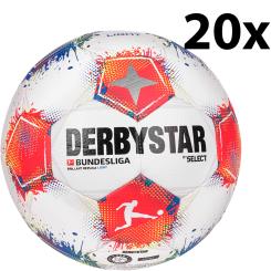 20x Bundesliga Brillant Replica Light v25 Ball im Bundle 