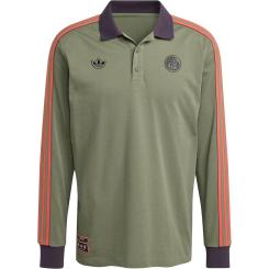 FC Bayern München Terrace Icons Langarm-Polo-Shirt 