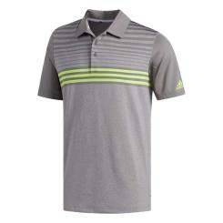 Ultimate365 3-Stripes Heather Polo Shirt 