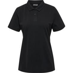 Red Stretch Polo Damen