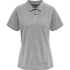 Red Stretch Polo Damen