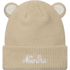 Teddy Bear Ears Cuff Knit Beanie Kinder