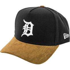 Detroit Tigers Nvy Suede Visor E-Frame Cap 