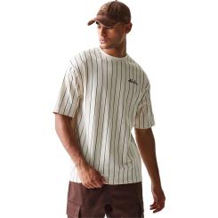 Pinstripe Oversized T-Shirt 