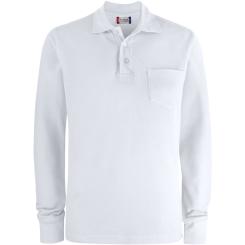 Basic Poloshirt Pocket Langarm