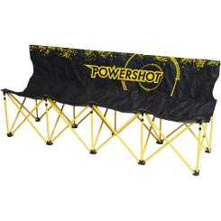 Faltbare Sitzbank für Spielfeldränder - wetterfest 