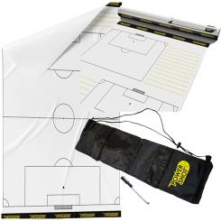 20er-Set Fußball-Taktikfolie mit Tasche 