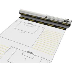 20er-Set Fußball-Taktikfolie, 3 Halbfelder 
