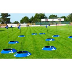 10er-Set Fußballgolf-Ziele mit Lichtsensoren 