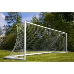 Fußballnetz - Trapezförmig - 4mm - Weiß 