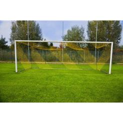 Fußballnetz - 11er Tor - Europäisch - 4mm Schwarz/Gelb 