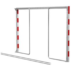 Umklappbares Handballtor - transportabel - Stahl 