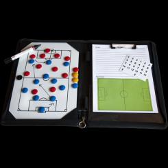 Fußball-Taktikmappe mit Klemmbrettvorrichtung 