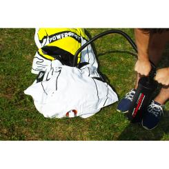 Standpumpe  mit 3 verschiedenen Aufsätzen 