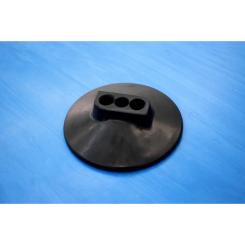 3-Loch Standfuß für 25mm Stangen 